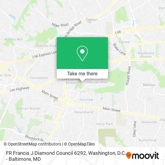 FR Francis J Diamond Council 6292 map