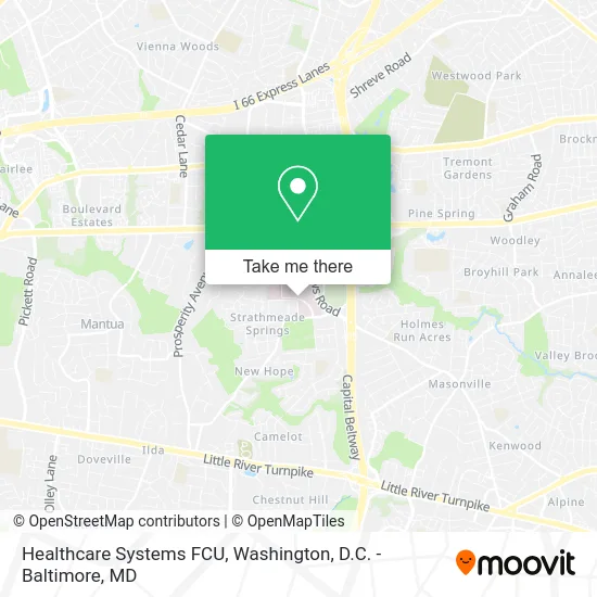 Healthcare Systems FCU map