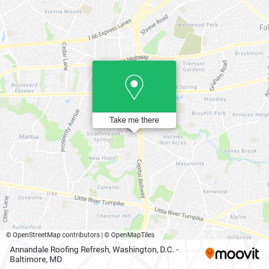 Mapa de Annandale Roofing Refresh