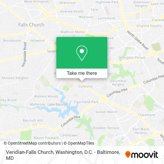 Veridian-Falls Church map