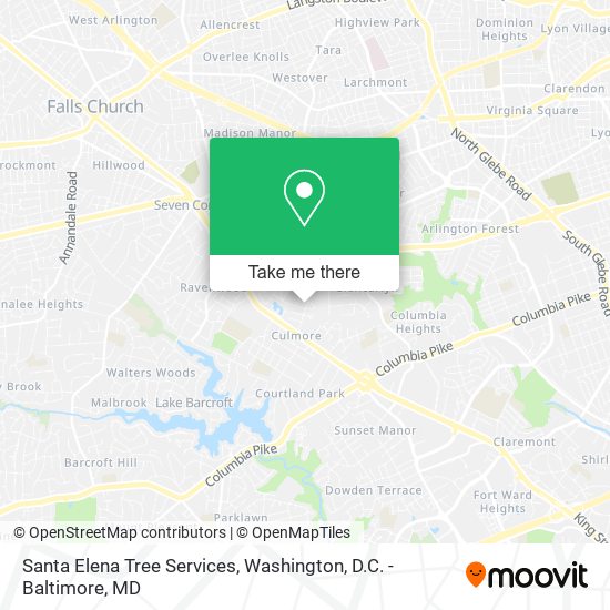 Mapa de Santa Elena Tree Services