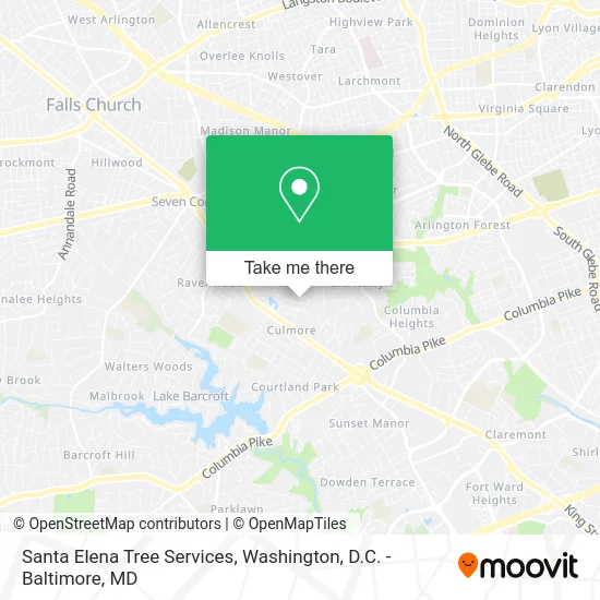 Santa Elena Tree Services map