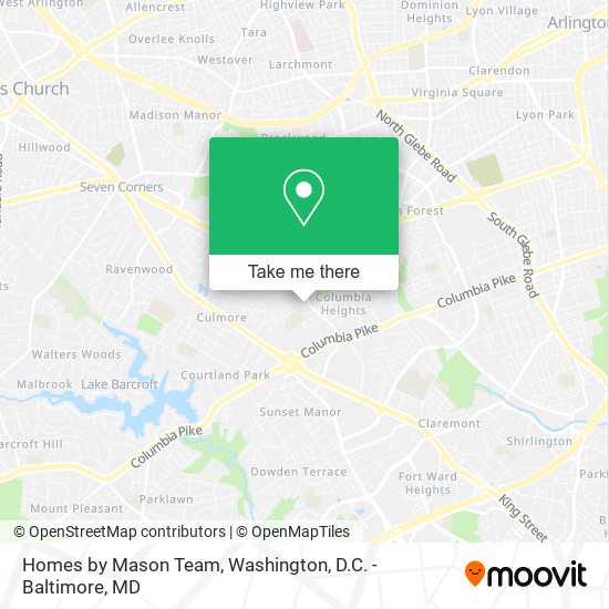 Homes by Mason Team map