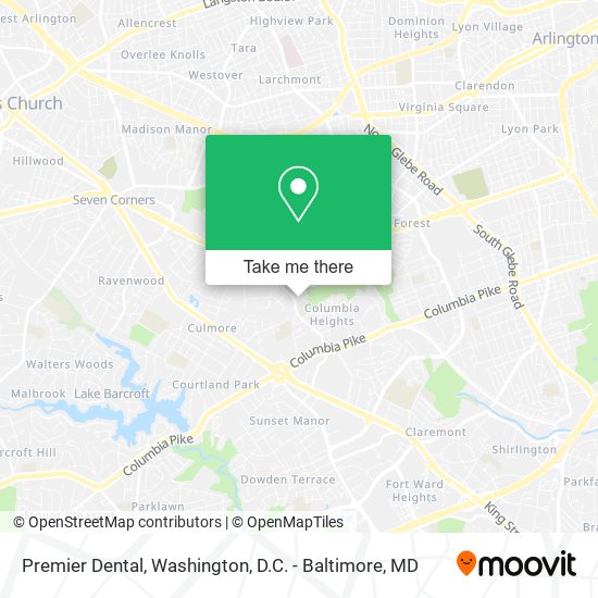 Mapa de Premier Dental