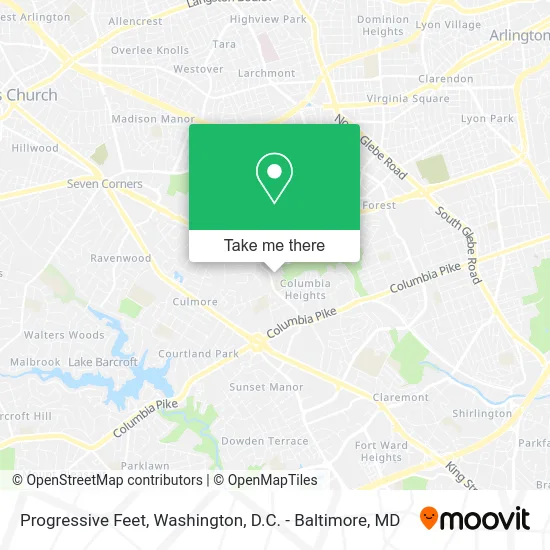 Progressive Feet map