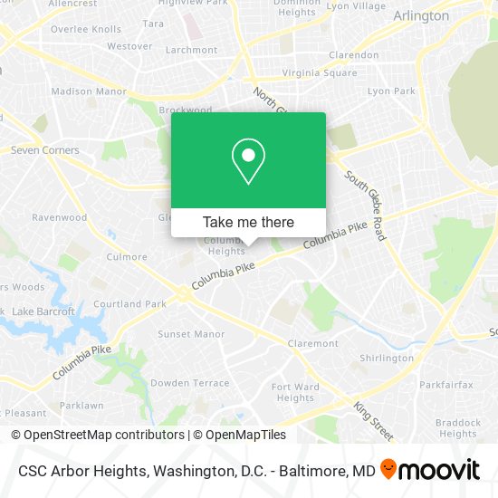 Mapa de CSC Arbor Heights