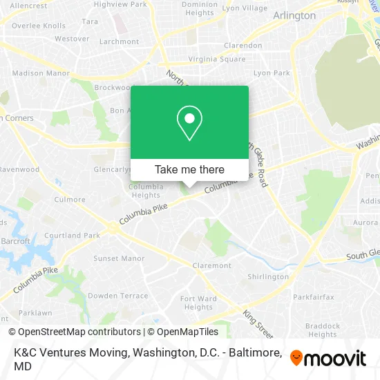 K&C Ventures Moving map