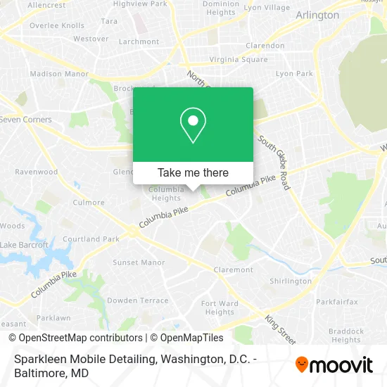 Sparkleen Mobile Detailing map