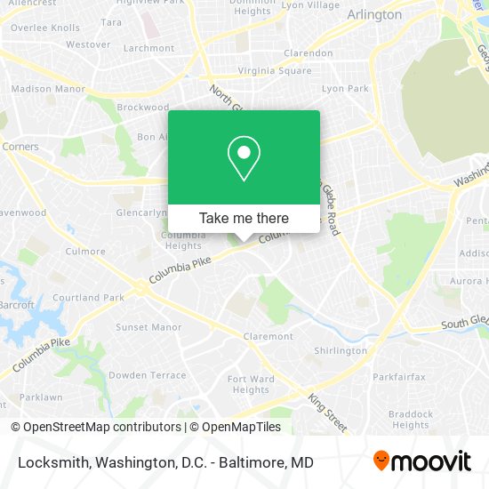 Locksmith map
