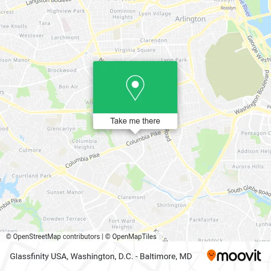 Glassfinity USA map