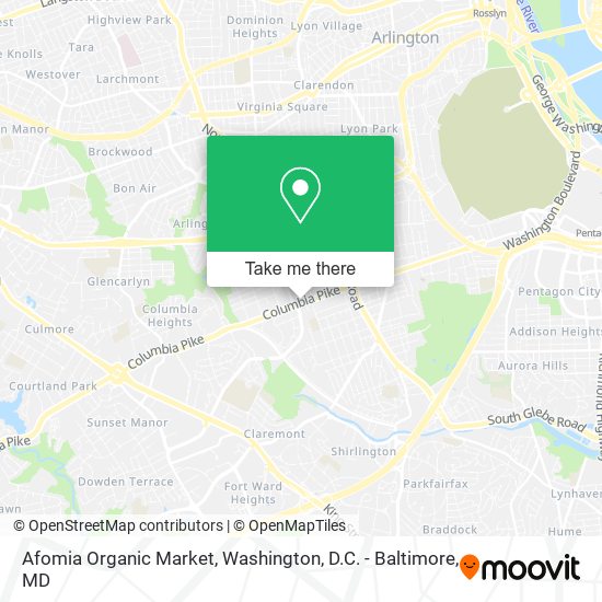 Afomia Organic Market map