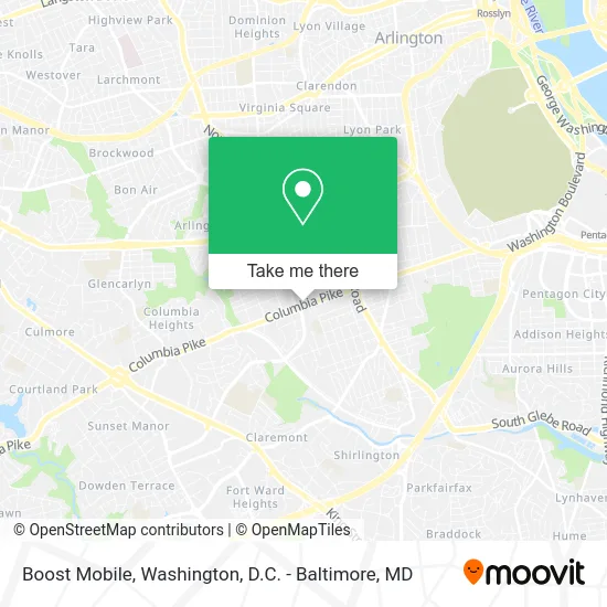 Boost Mobile map