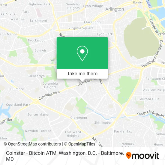 Coinstar - Bitcoin ATM map