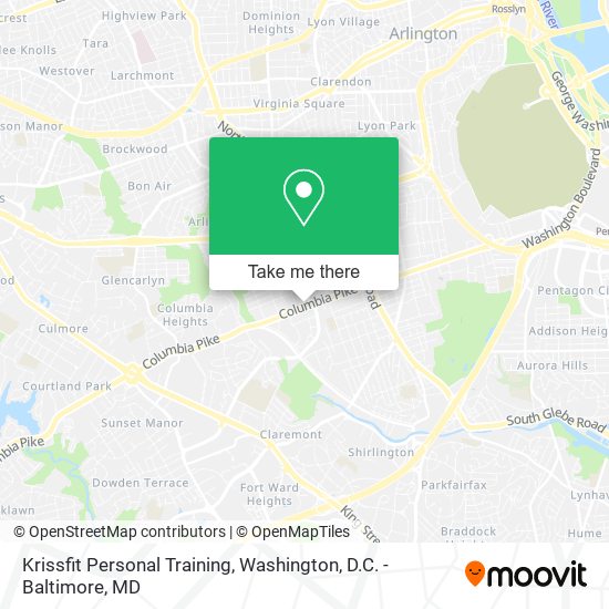 Mapa de Krissfit Personal Training