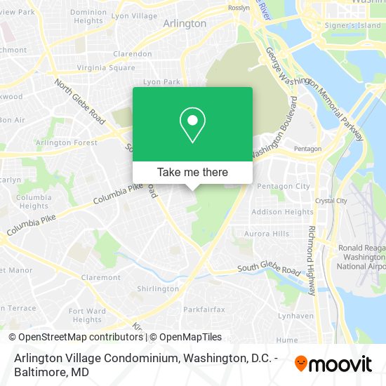 Arlington Village Condominium map