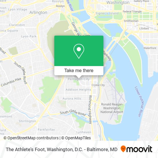 Mapa de The Athlete's Foot