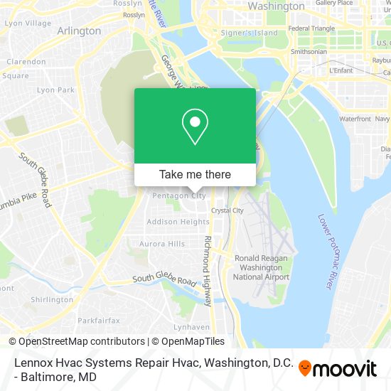 Mapa de Lennox Hvac Systems Repair Hvac