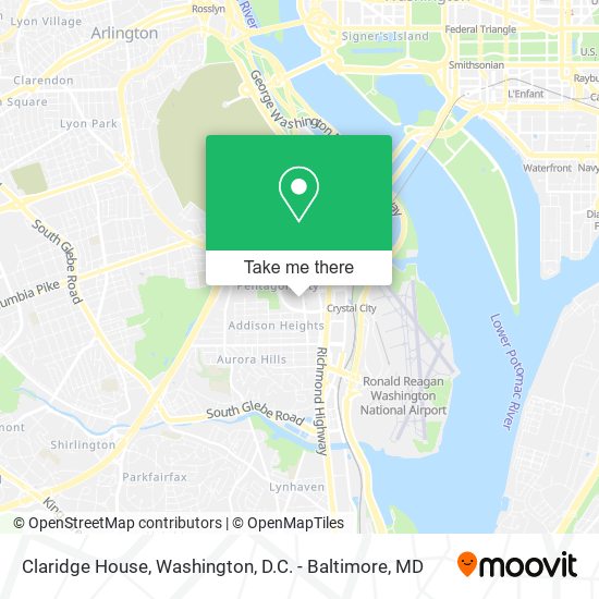 Claridge House map