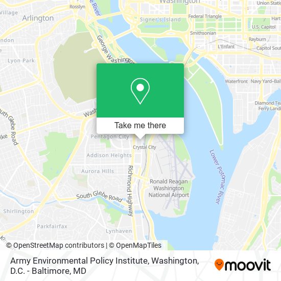 Mapa de Army Environmental Policy Institute