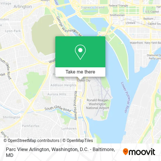 Parc View Arlington map