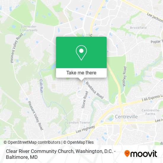 Clear River Community Church map