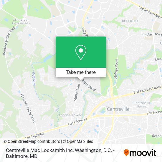 Centreville Mac Locksmith Inc map