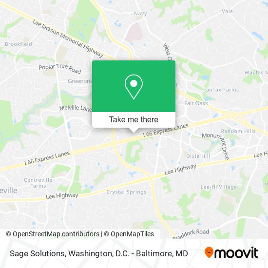 Sage Solutions map