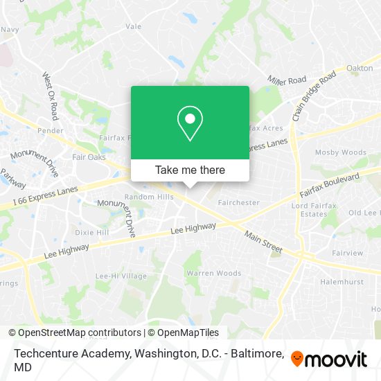 Mapa de Techcenture Academy