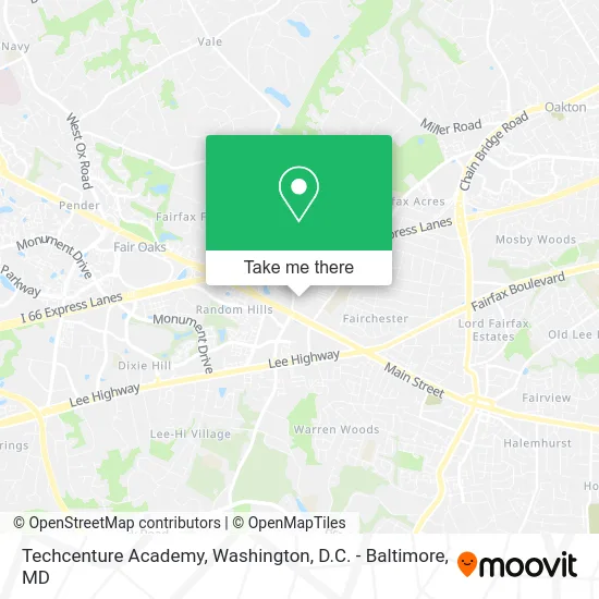 Techcenture Academy map