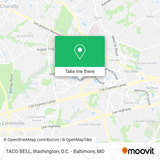 Mapa de TACO BELL