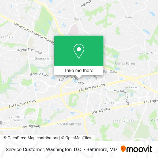 Service Customer map