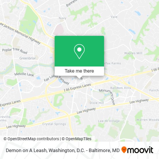 Demon on A Leash map