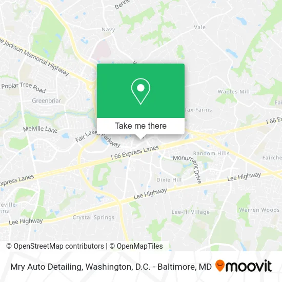 Mry Auto Detailing map