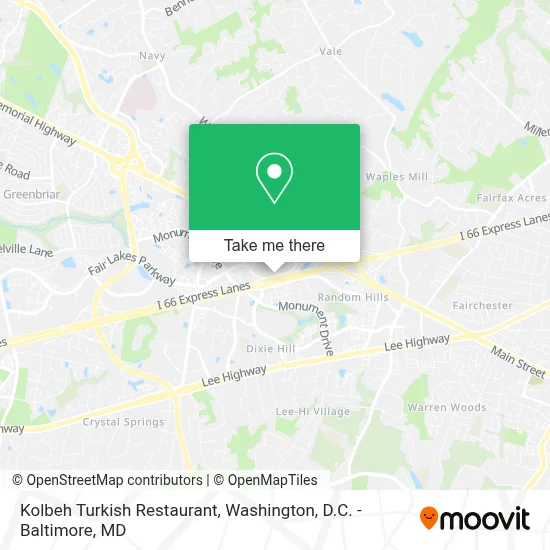 Kolbeh Turkish Restaurant map