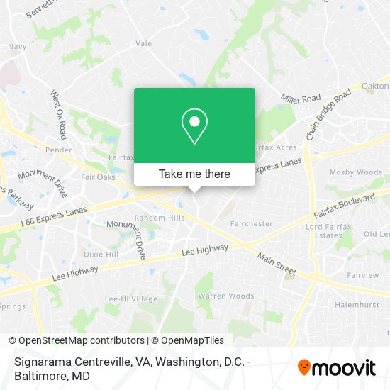 Signarama Centreville, VA map