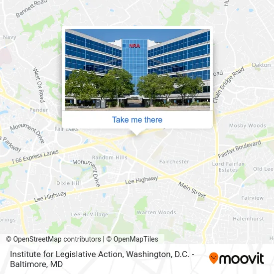 Institute for Legislative Action map