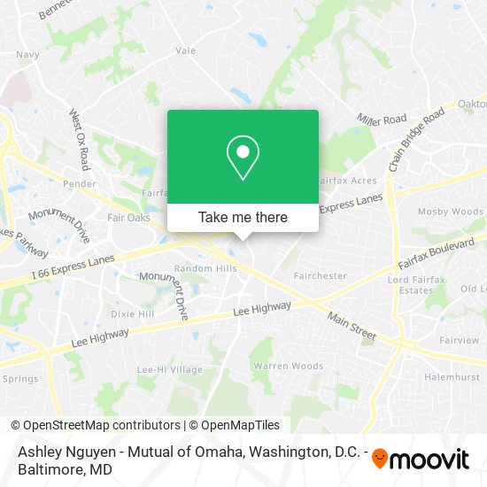 Ashley Nguyen - Mutual of Omaha map