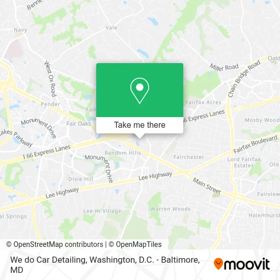 We do Car Detailing map