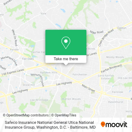 Safeco Insurance National General Utica National Insurance Group map