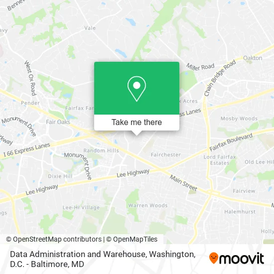 Mapa de Data Administration and Warehouse