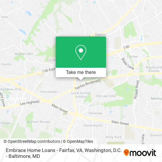 Embrace Home Loans - Fairfax, VA map
