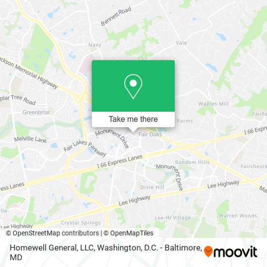 Homewell General, LLC map