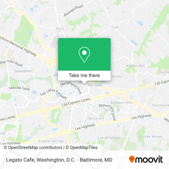 Legato Cafe map