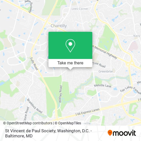 Mapa de St Vincent de Paul Society