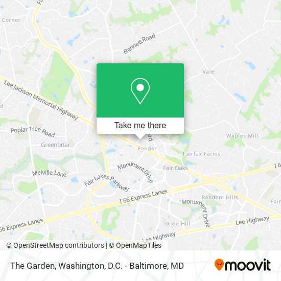 The Garden map