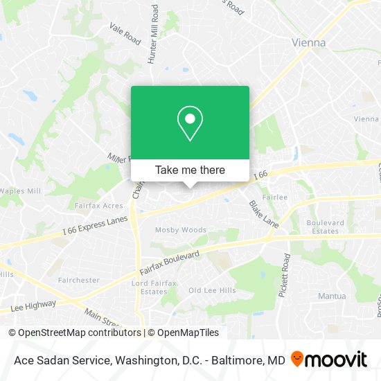 Ace Sadan Service map