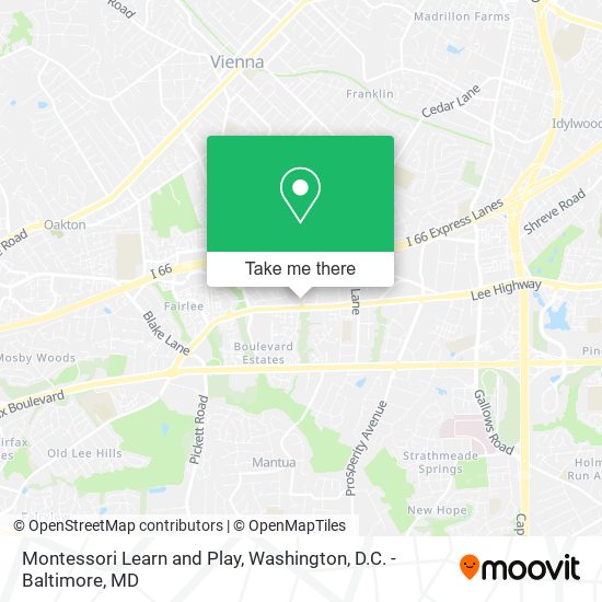 Mapa de Montessori Learn and Play
