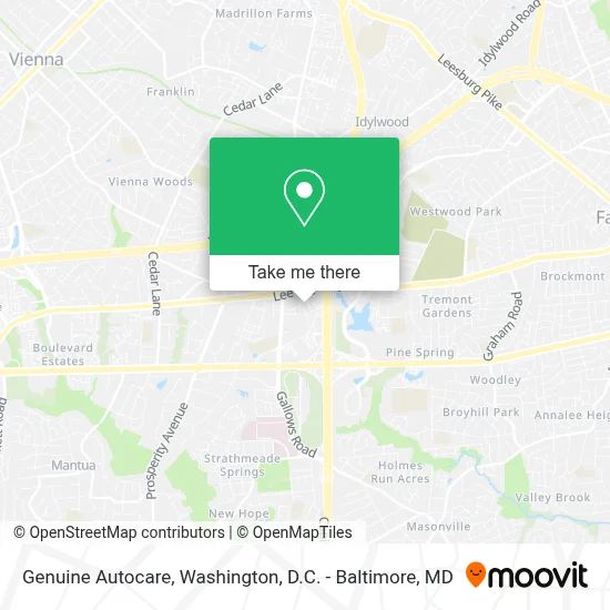 Genuine Autocare map