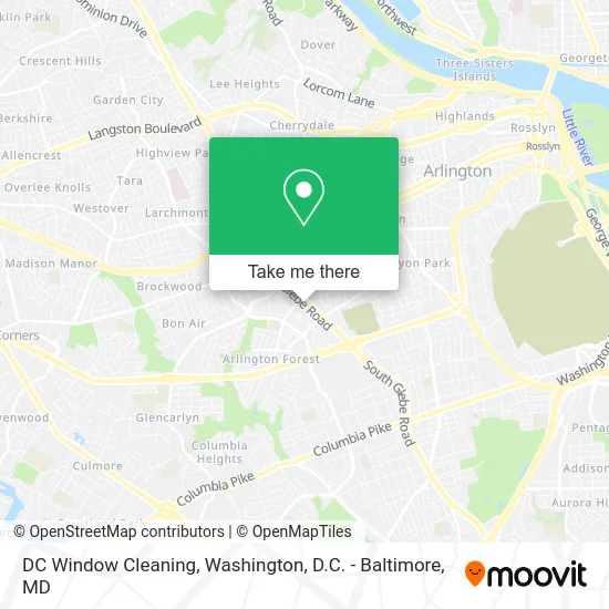 DC Window Cleaning map