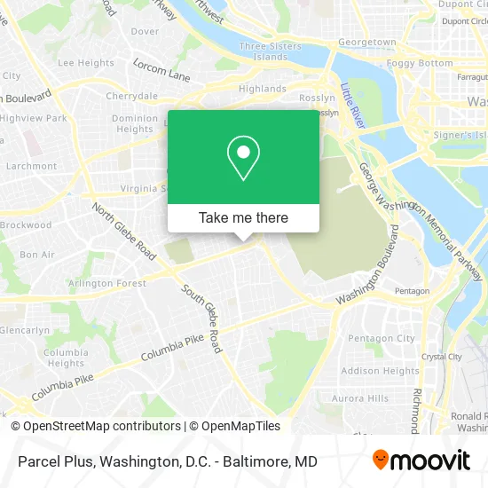 Mapa de Parcel Plus